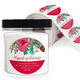 Christmas Branches Round Address Labels in a Jar Image 4 of 4